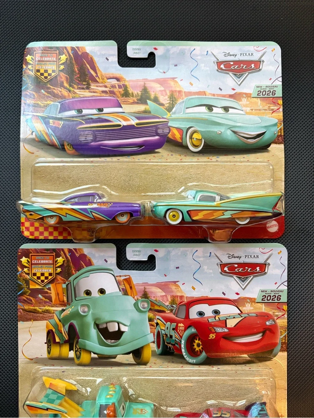 Disney Pixar Cars 20th Anniversary Lightning McQueen & Mater Flo Ramone